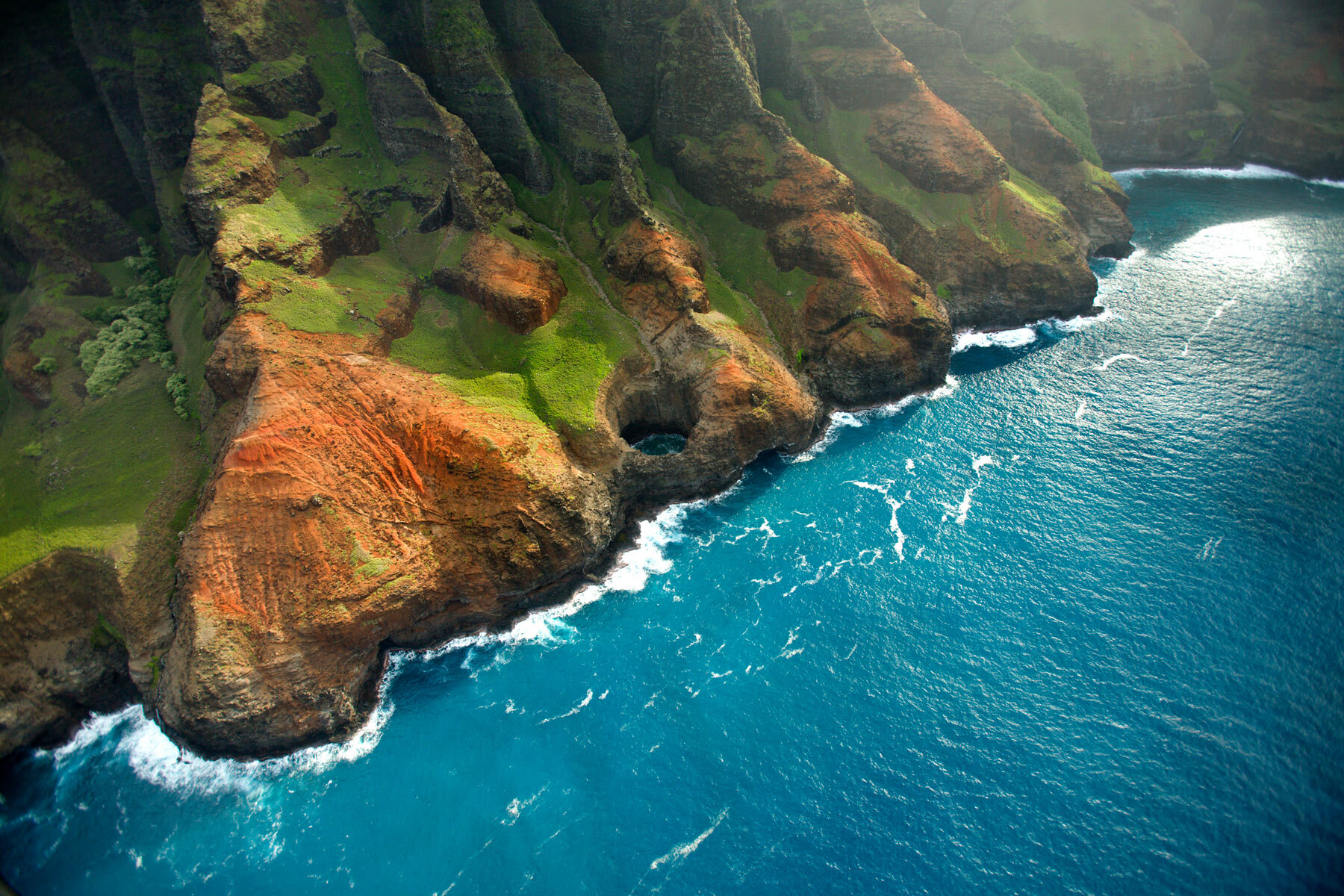 coastline of kauai